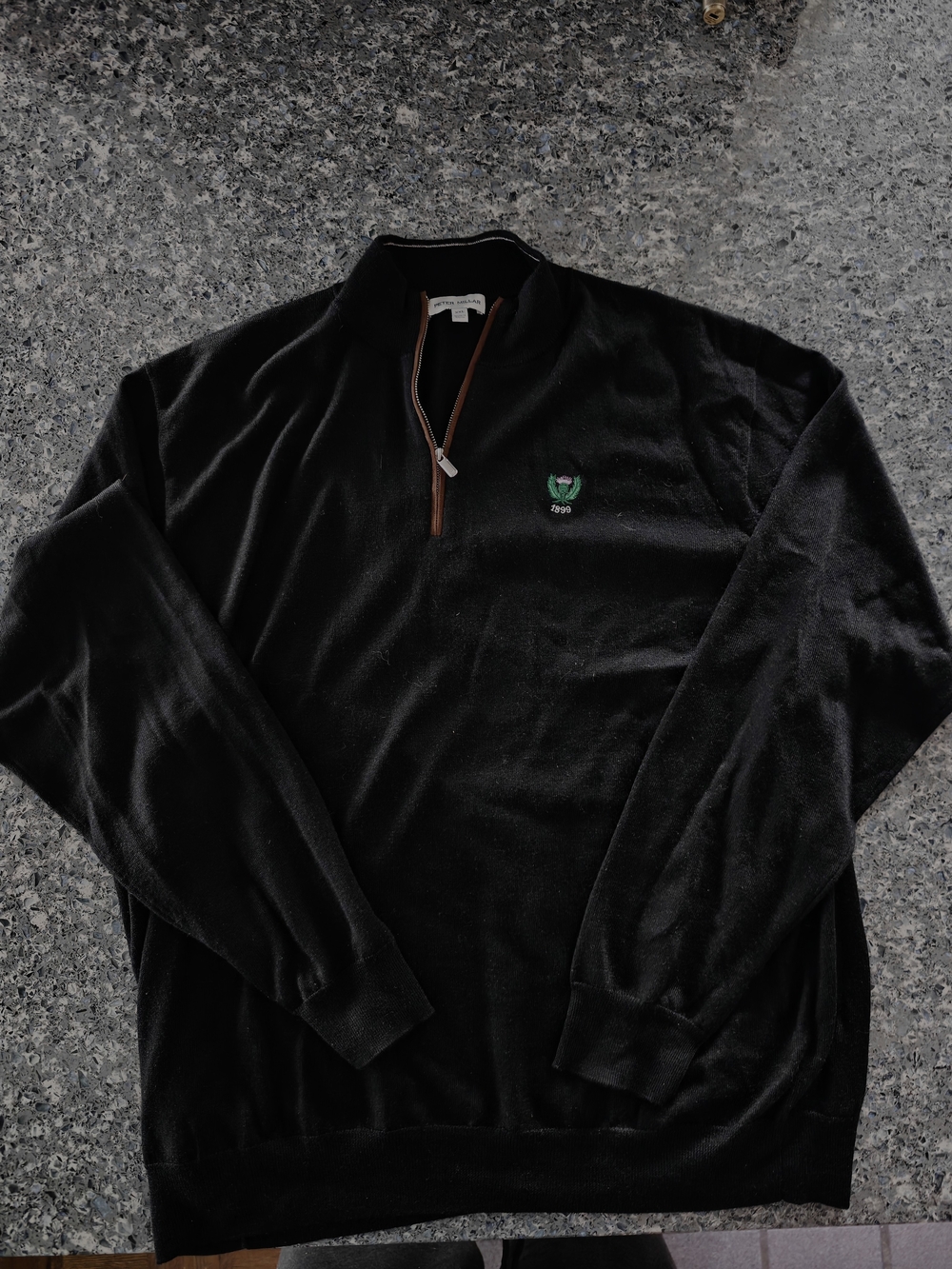 Peter Millar Merino Wool Quarter-Zip Sweater